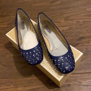 Michael Kors Blue lapis Flats